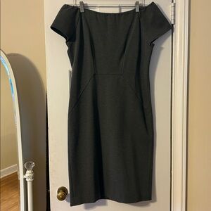 Pure Navy Sheath Bandeau Dress